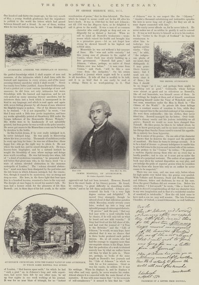Boswellovo sté výročí od Joshua Reynolds